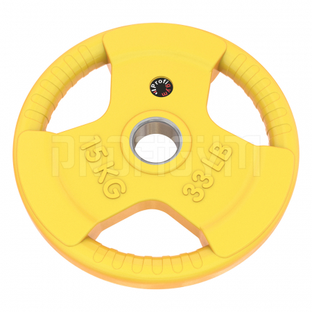 Диск треххватовый цветной 15 кг